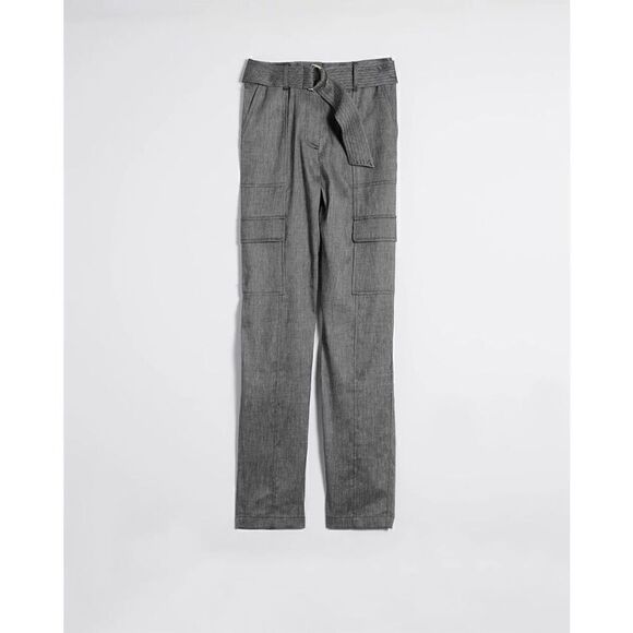 WHITE HOUSE BLACK MARKET Linen Belted Utility Pant SIZE 10 NWT - Picture 5 of 16